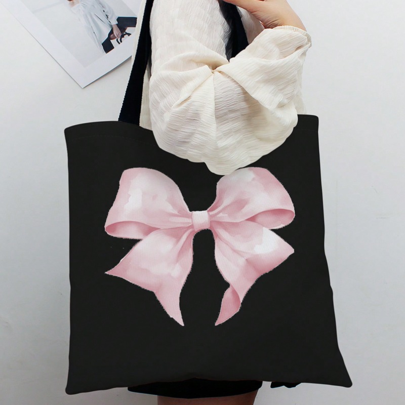 Women'S Tote Bags For Work - Torba na ramię z płótna z