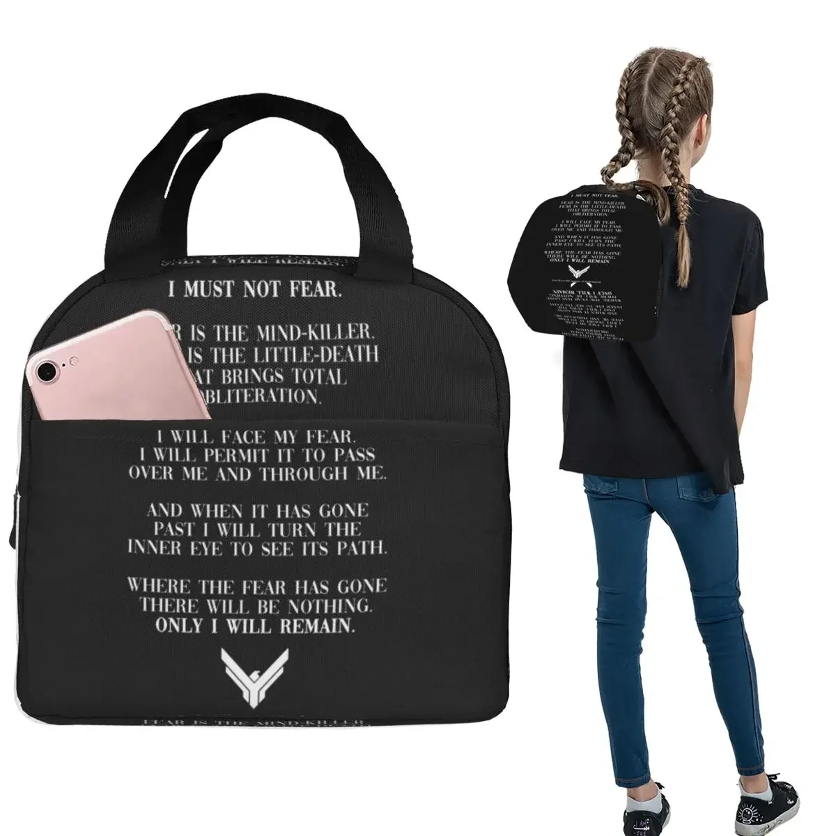 Women Bags Dune - Litania Przeciwko Strachowi Cytat z Dune