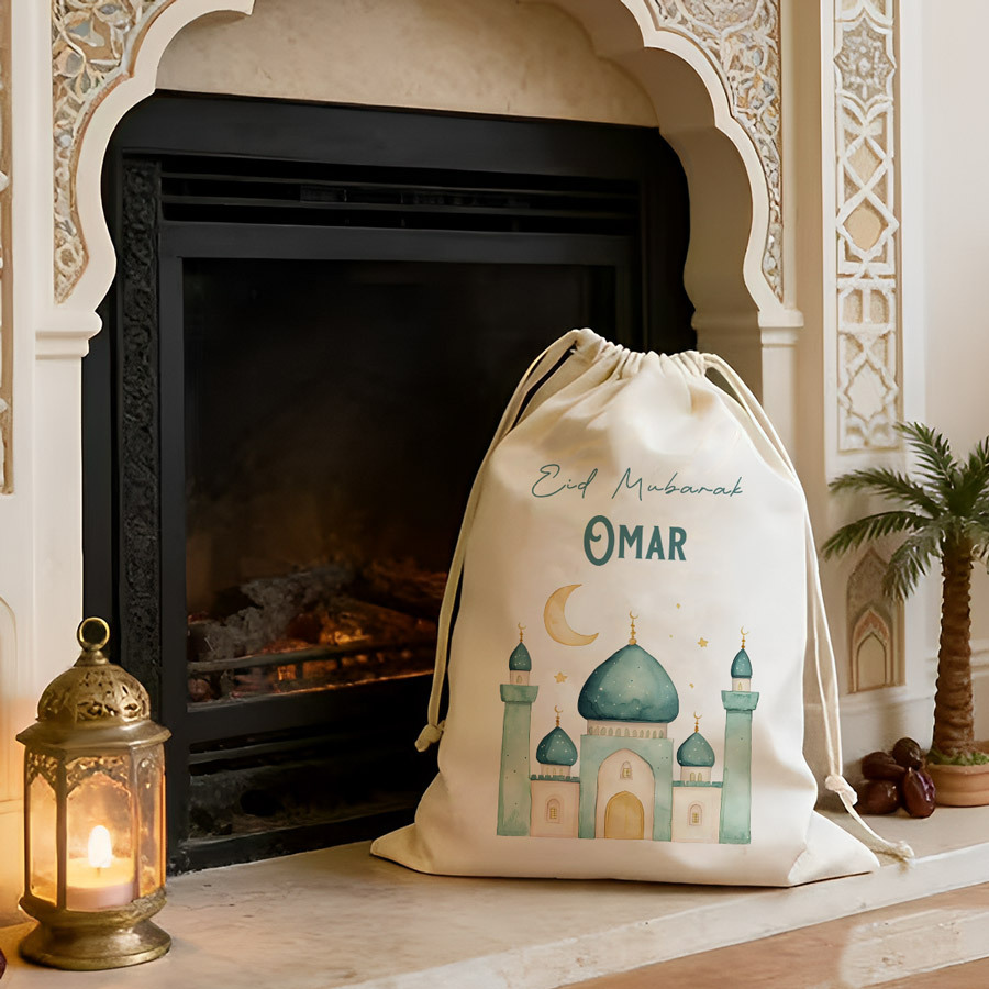Women Bags For Eid - Spersonalizowane torby na prezenty Eid Mubarak