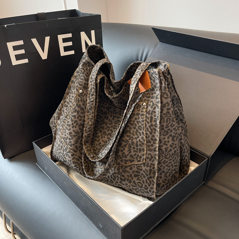 Torba na ramię w panterkę, vin – Women'S Tote Bags For Work recenzja i cena