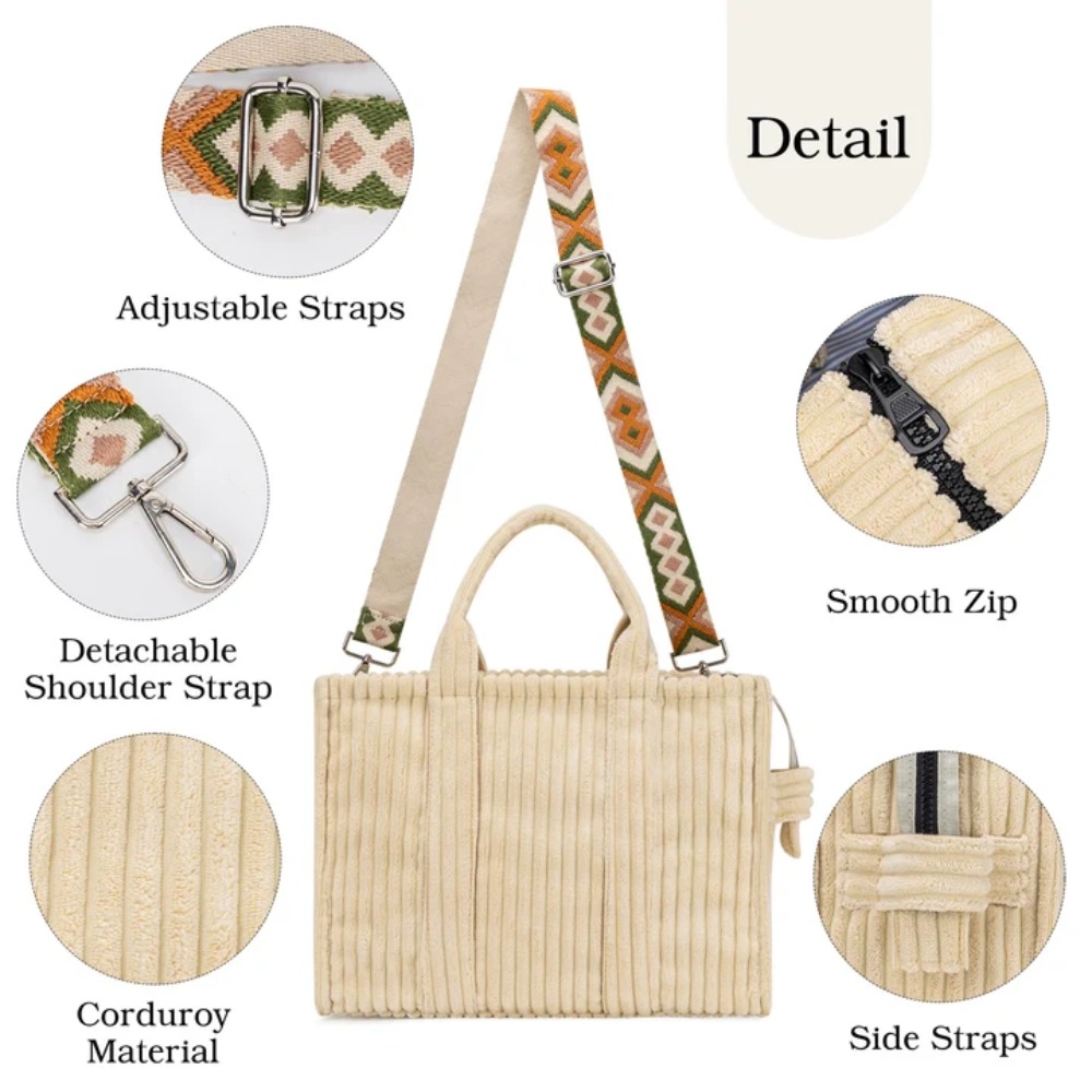 Torba typu tote z sztruksu dla – Women'S Tote Bags For Work recenzja i cena