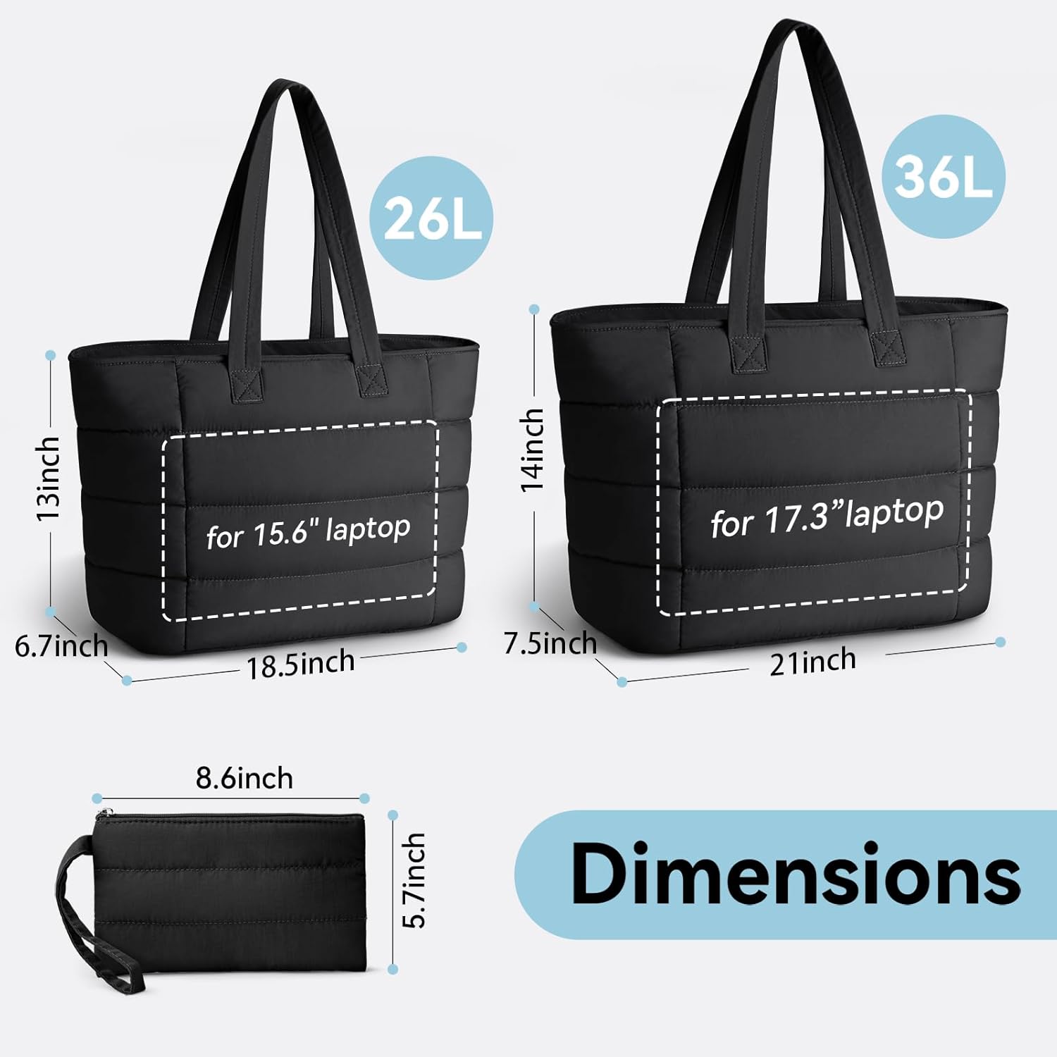 Torba typu puffer dla kobiet,  – Women'S Tote Bags For Work recenzja i cena