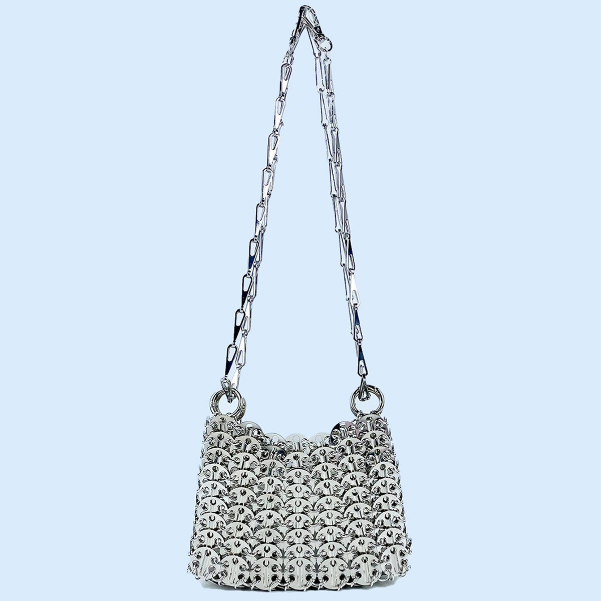 Srebrna błyszcząca torba Ręczn – Women Bags Low Price recenzja i cena
