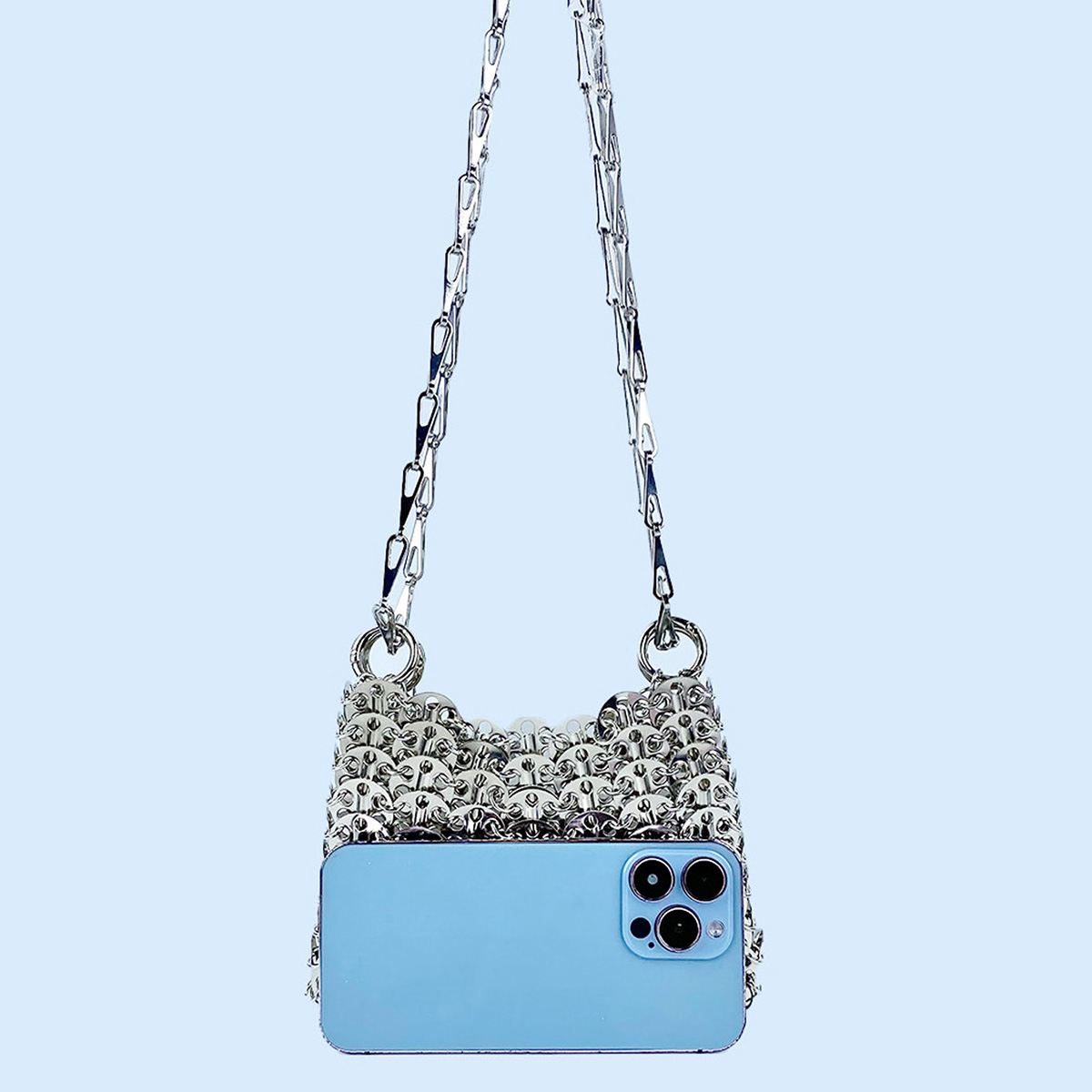 Srebrna błyszcząca torba Ręczn – Women Bags Low Price recenzja i cena