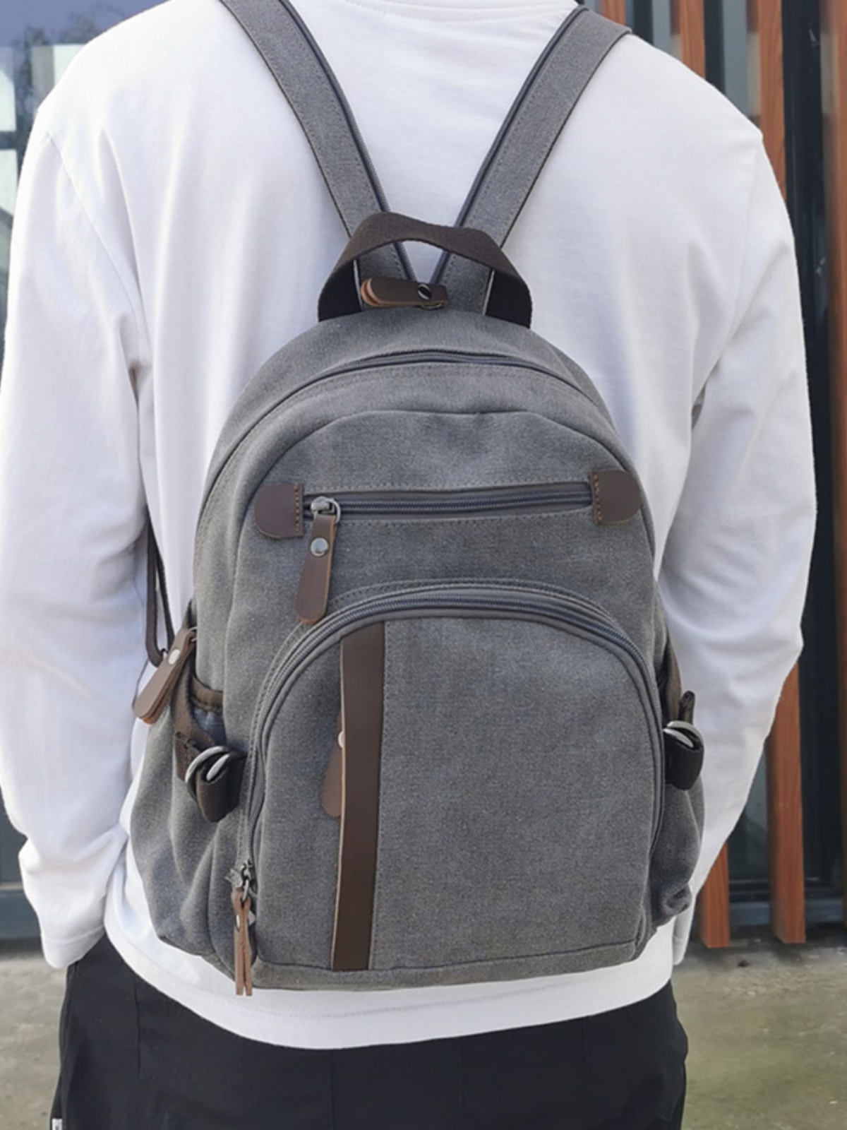 Mały plecak z płótna, idealny  – Women Bags Casual recenzja i cena