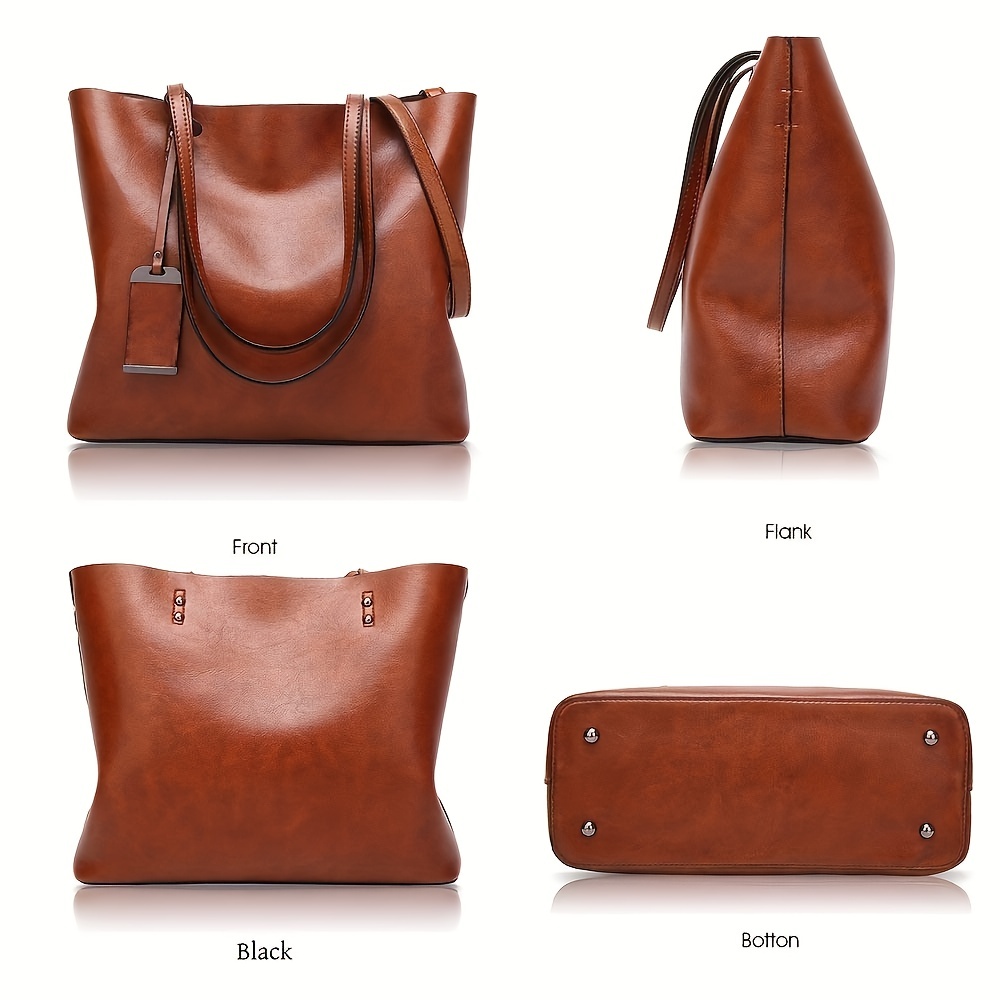 Modna klasyczna Retro skórzana – Women'S Tote Bags For Work recenzja i cena
